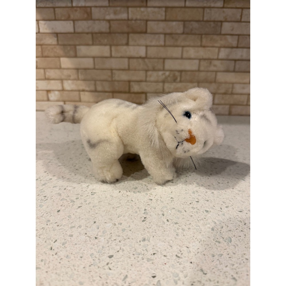 Siegfried and Roy Mini White Plush Tiger Stuffed animal Toy 5" 1999